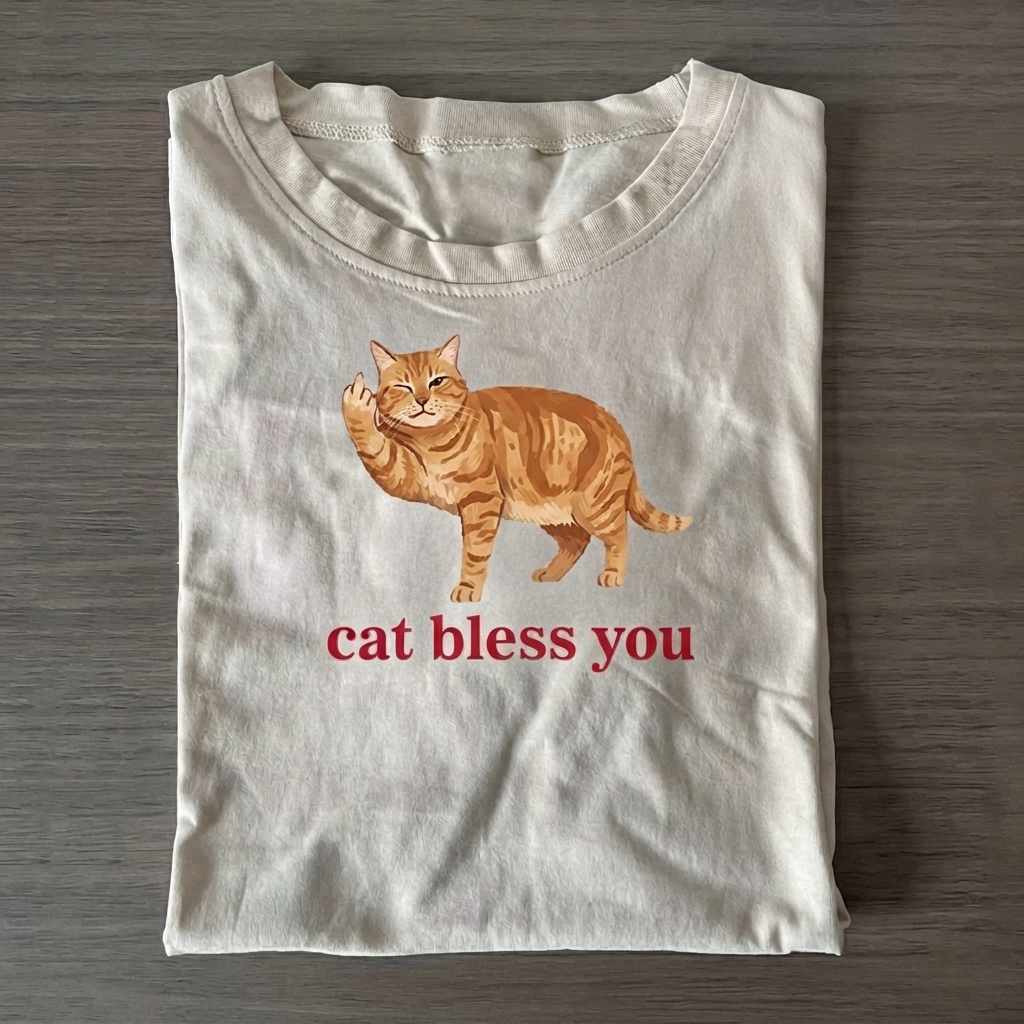 Cat Bless You T-Shirt
