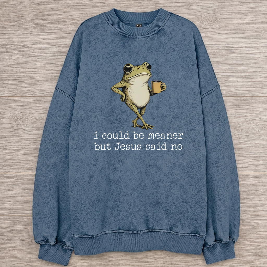 I Could Be Meaner But Jesus Said No T-shirt