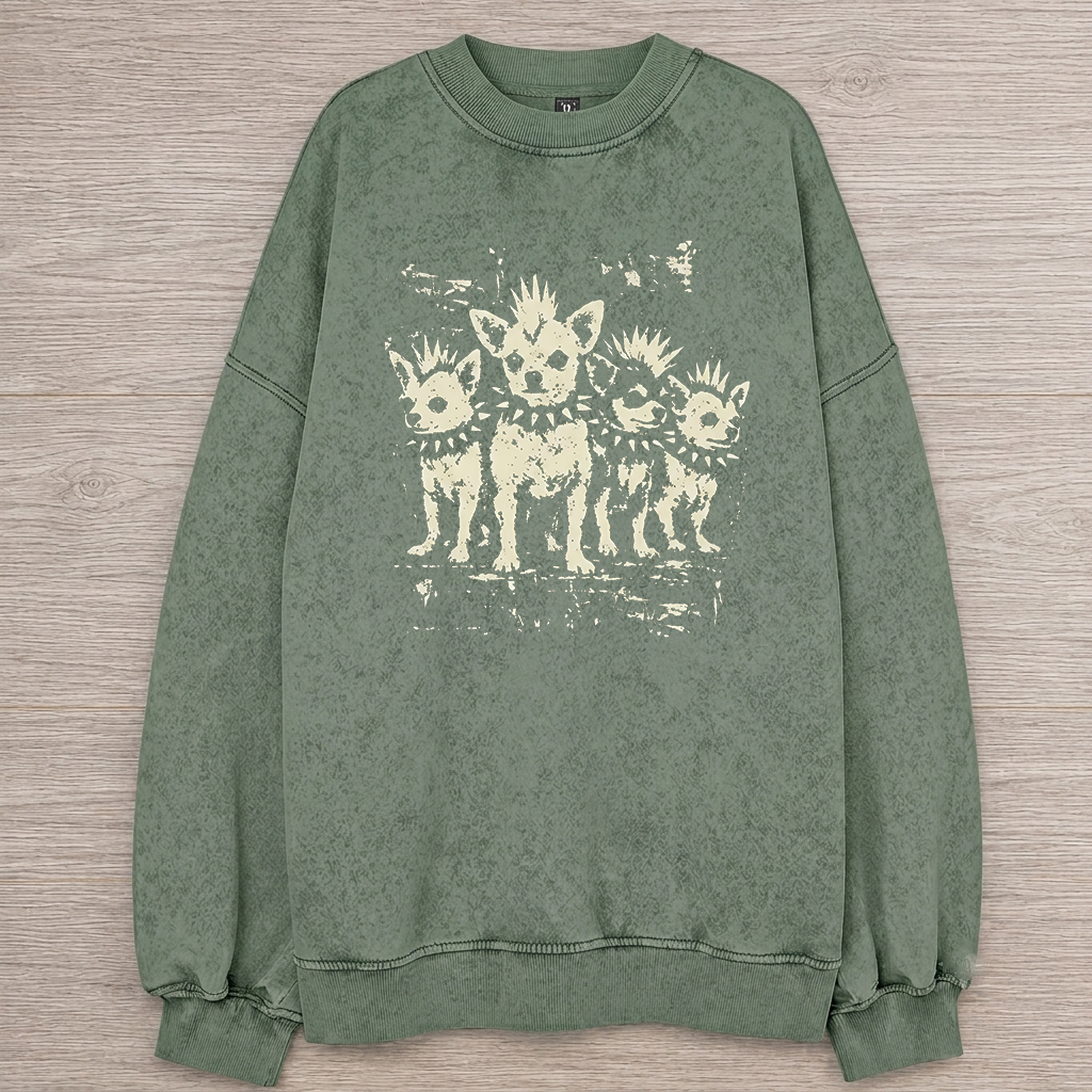 Vintage Punk Chihuahua T-shirt