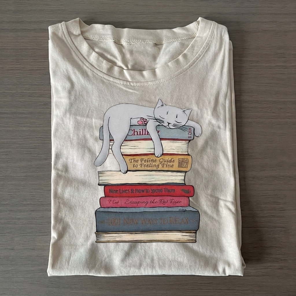 How to Chill Like a Cat T-shirt