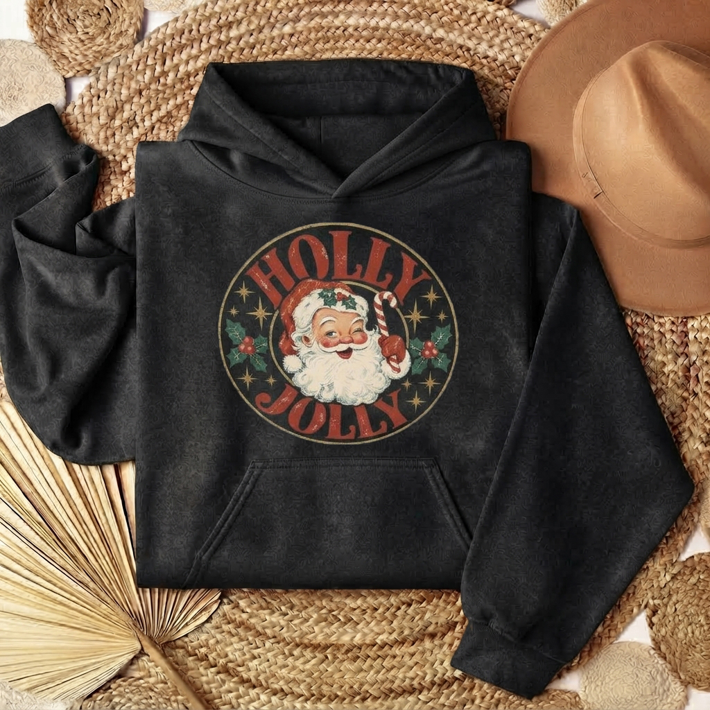 Holly Jolly Santa Hoodie