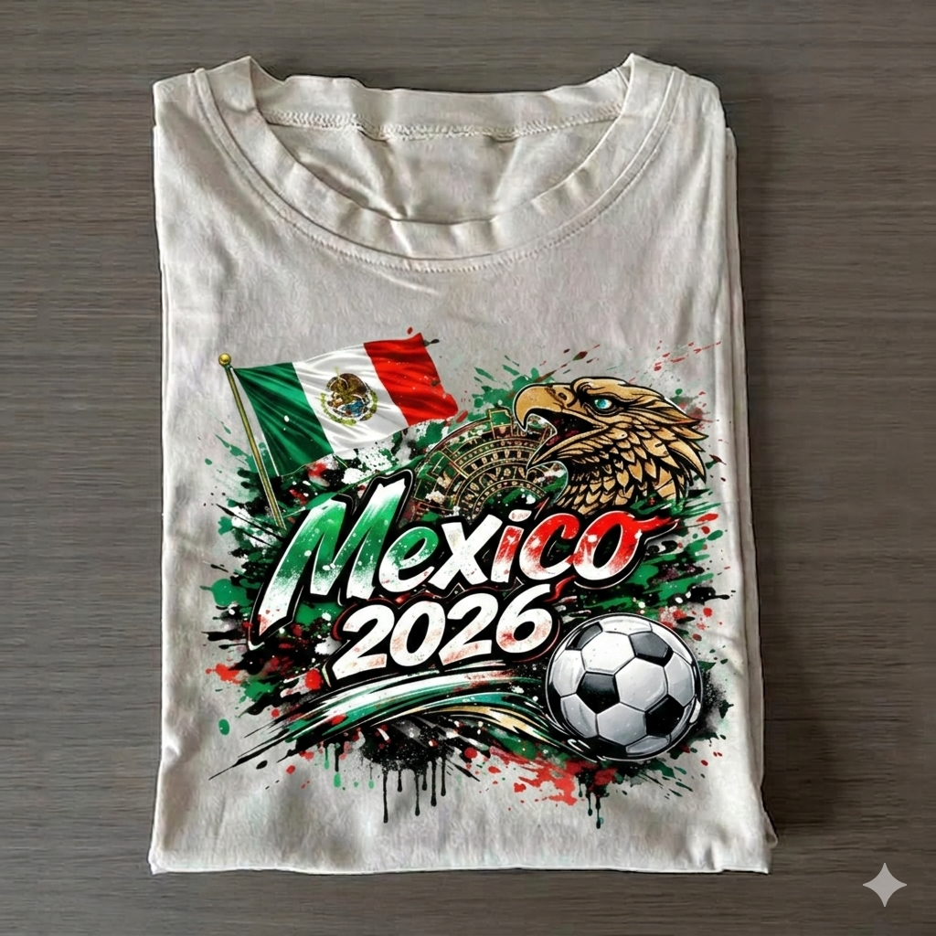 Mexico Football Lover Printed T-shirt