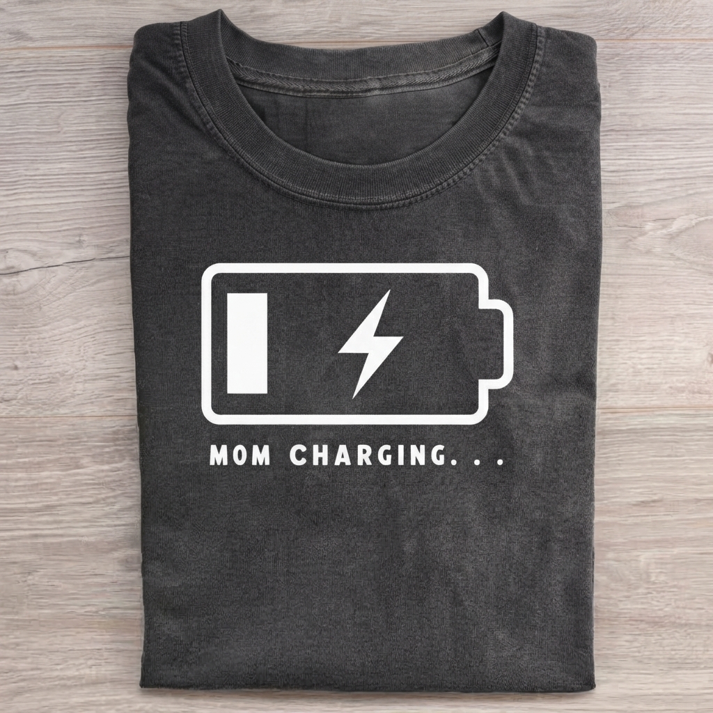 Mom Charging T-shirt
