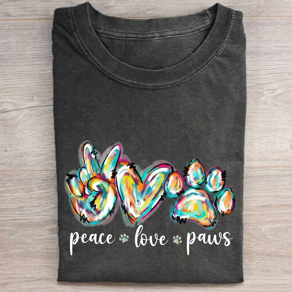 Peace Love Paws T-Shirt