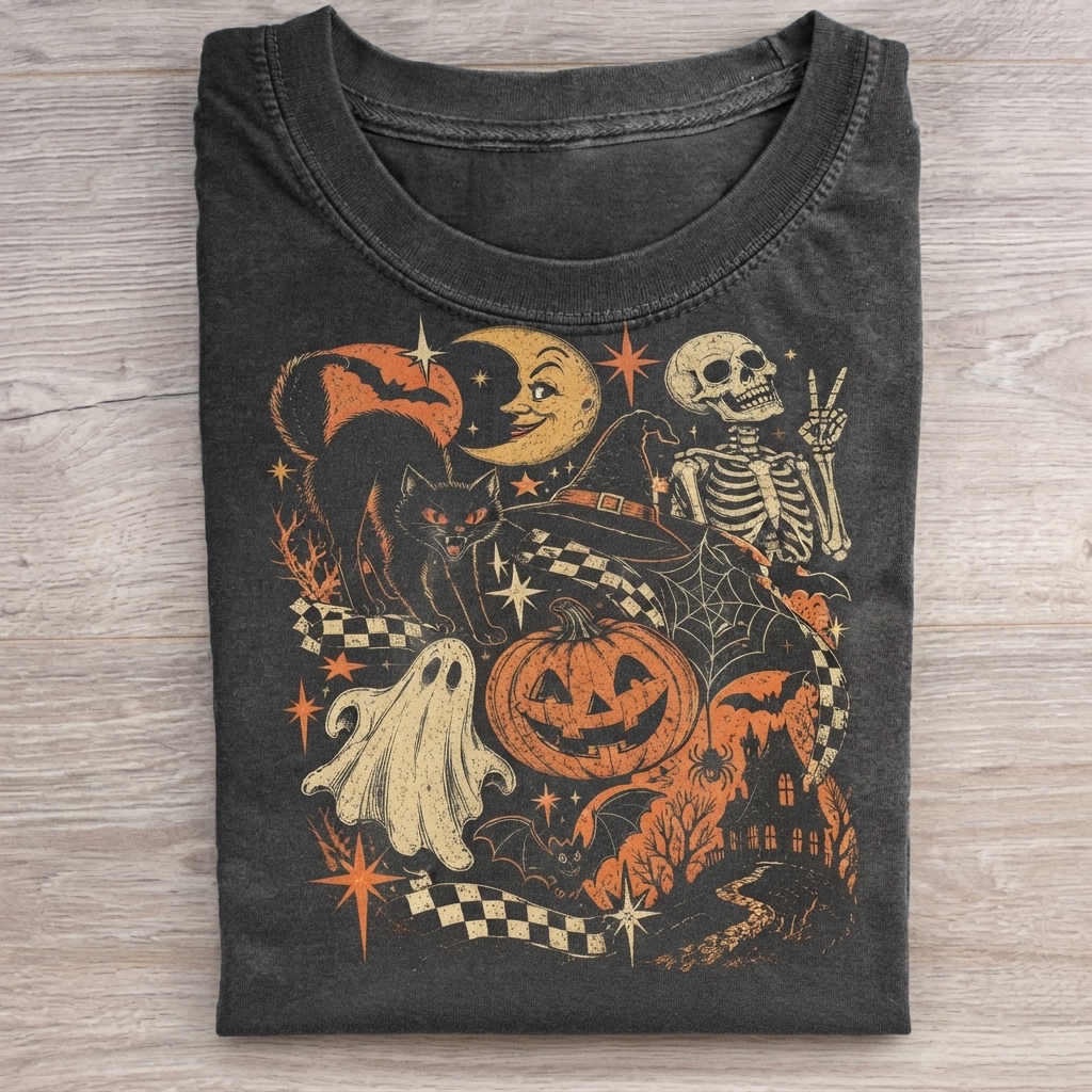 Retro Halloween T-shirt