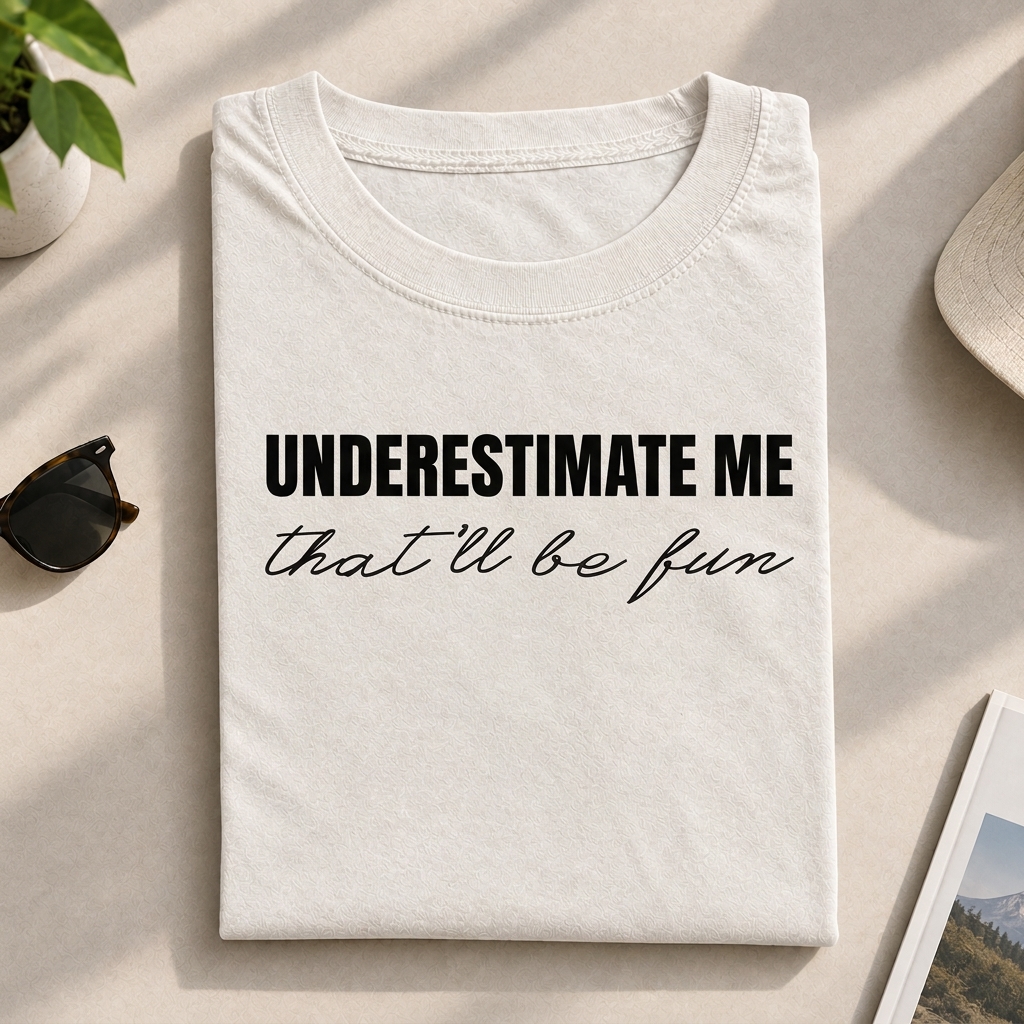Underestimate Me That'll Be Fun T-shirt