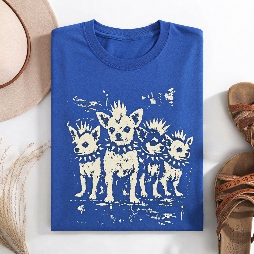 Vintage Punk Chihuahua T-shirt