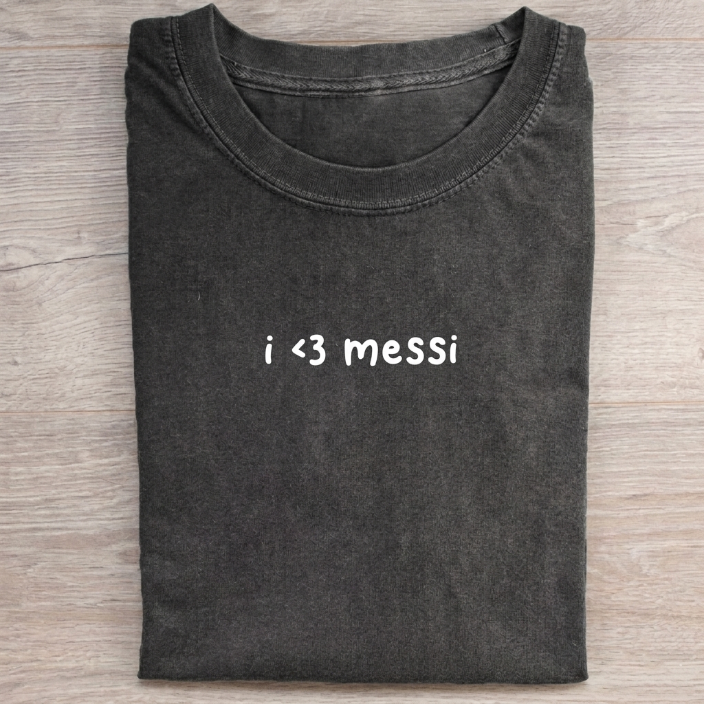 i <3 messi T-shirt