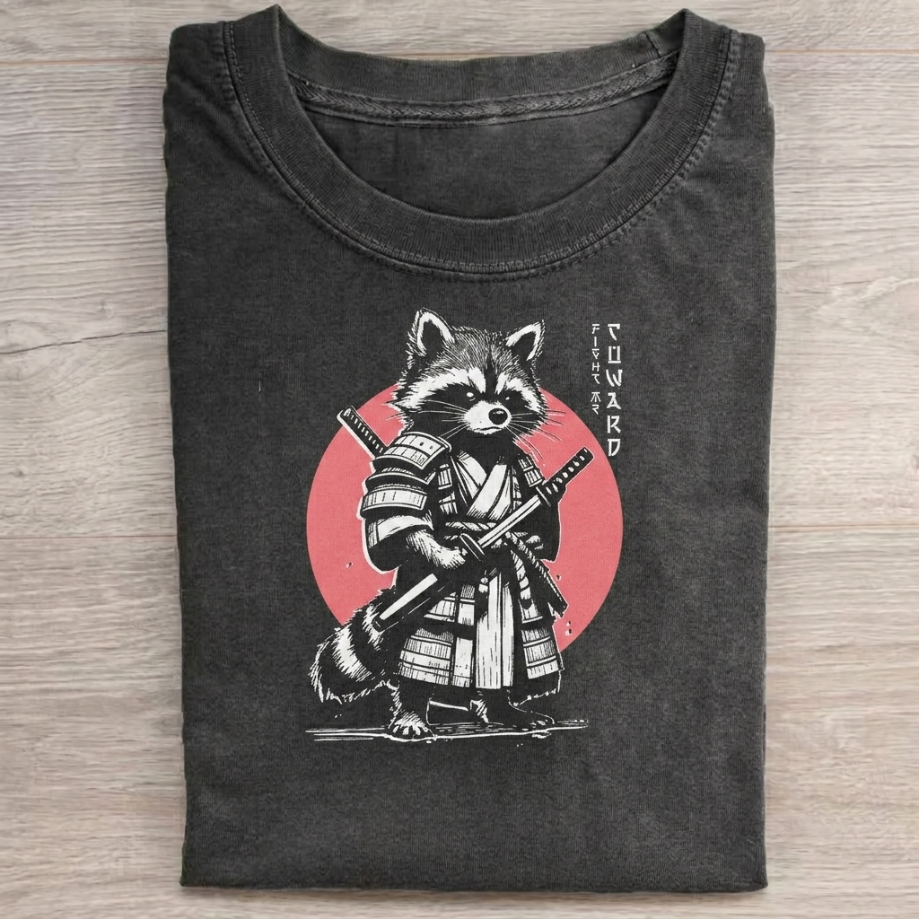 Samurai Raccoon T-Shirt