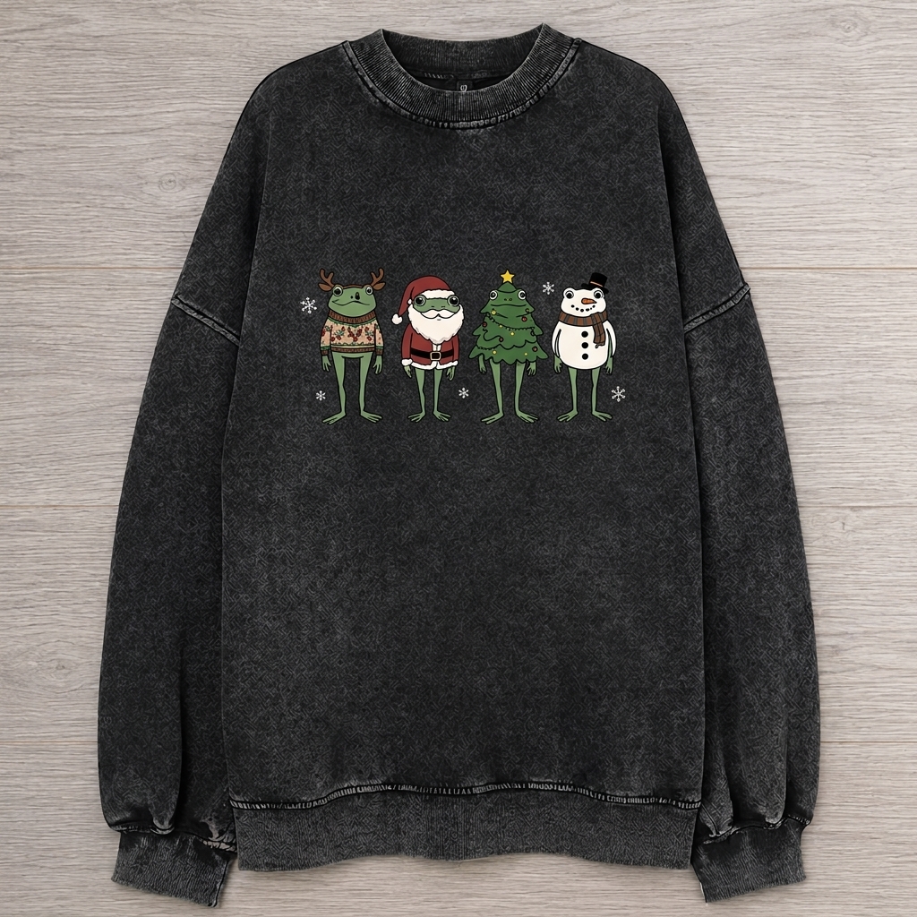 Christmas Frog Sweatshirt