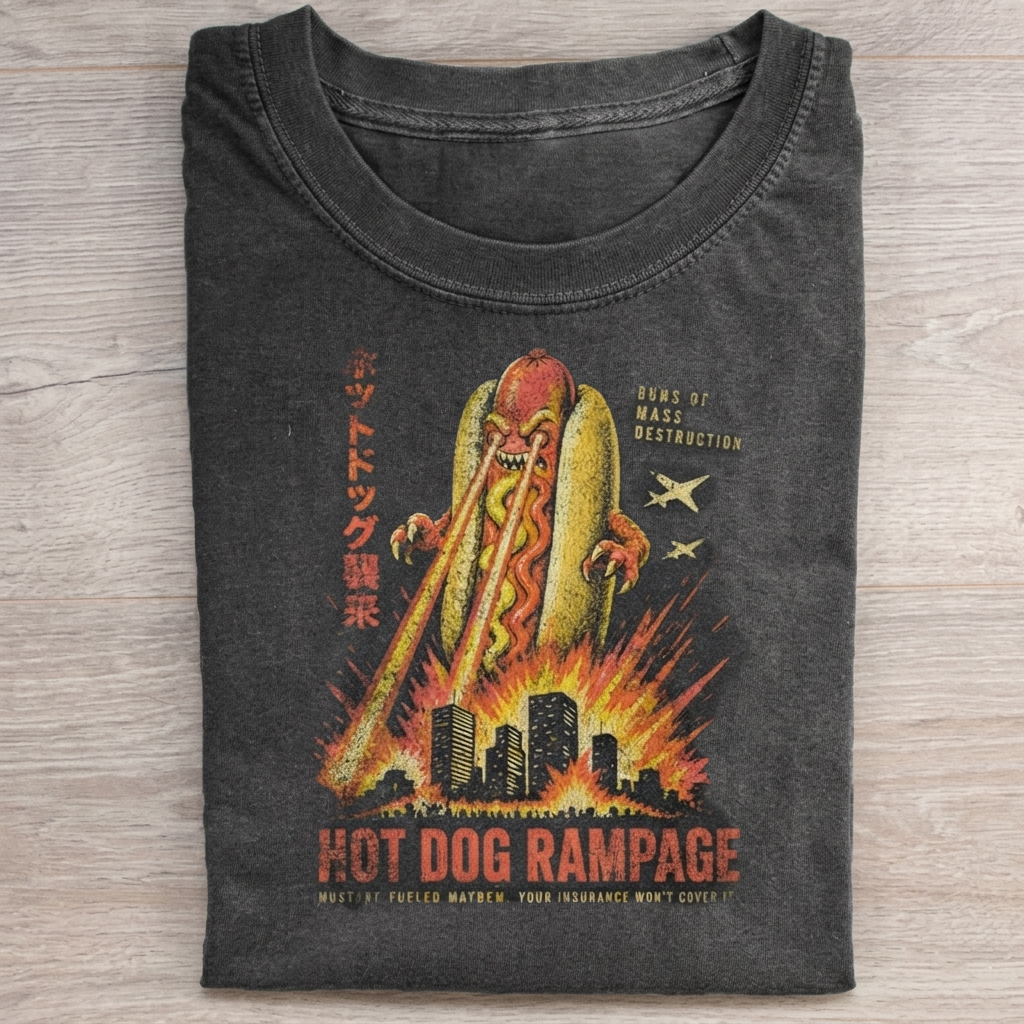 Hot Dog Destroy The World T-Shirt
