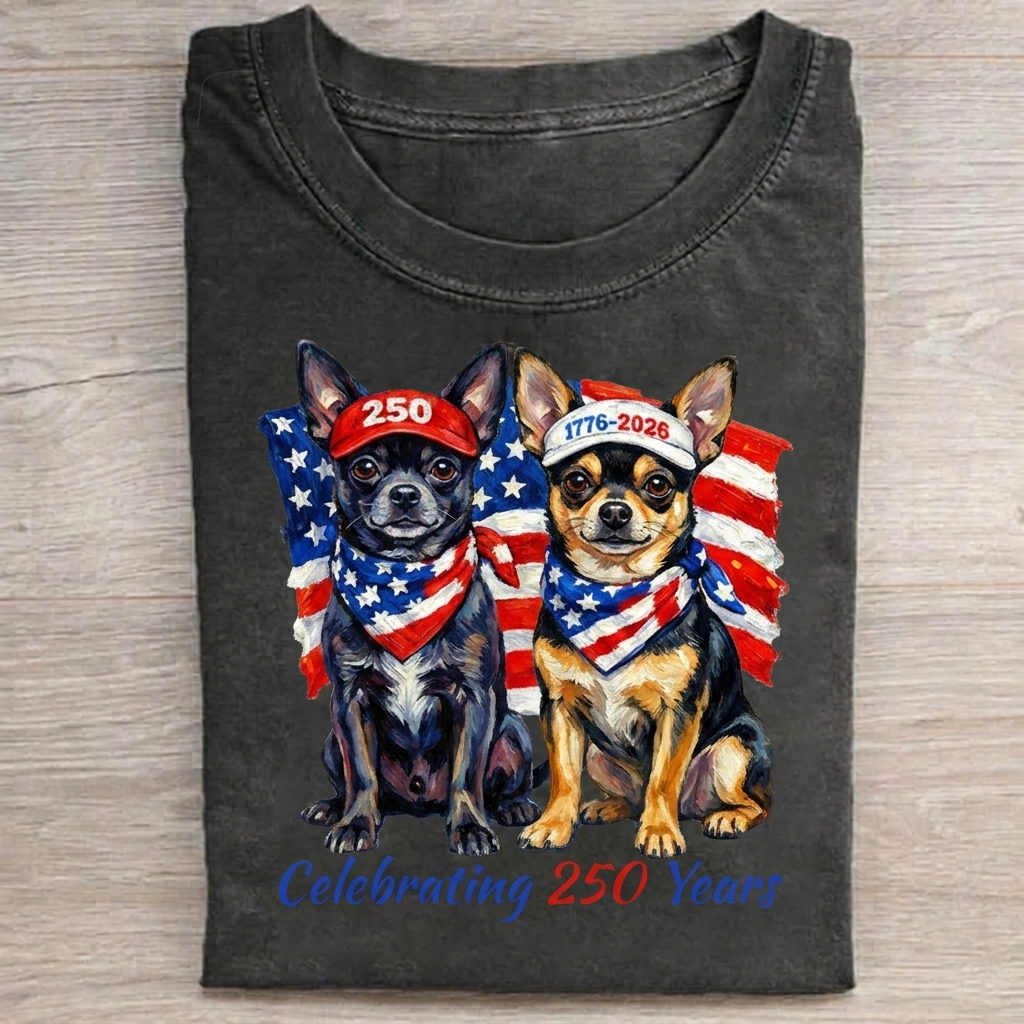 Chihuahua 250th Anniversary Dog T-Shirt