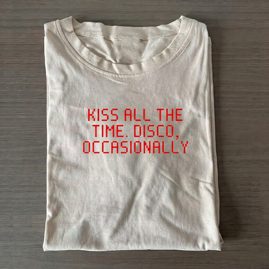 KISS ALL THE TIME. DISCO, OCCASIONALLY T-shirt