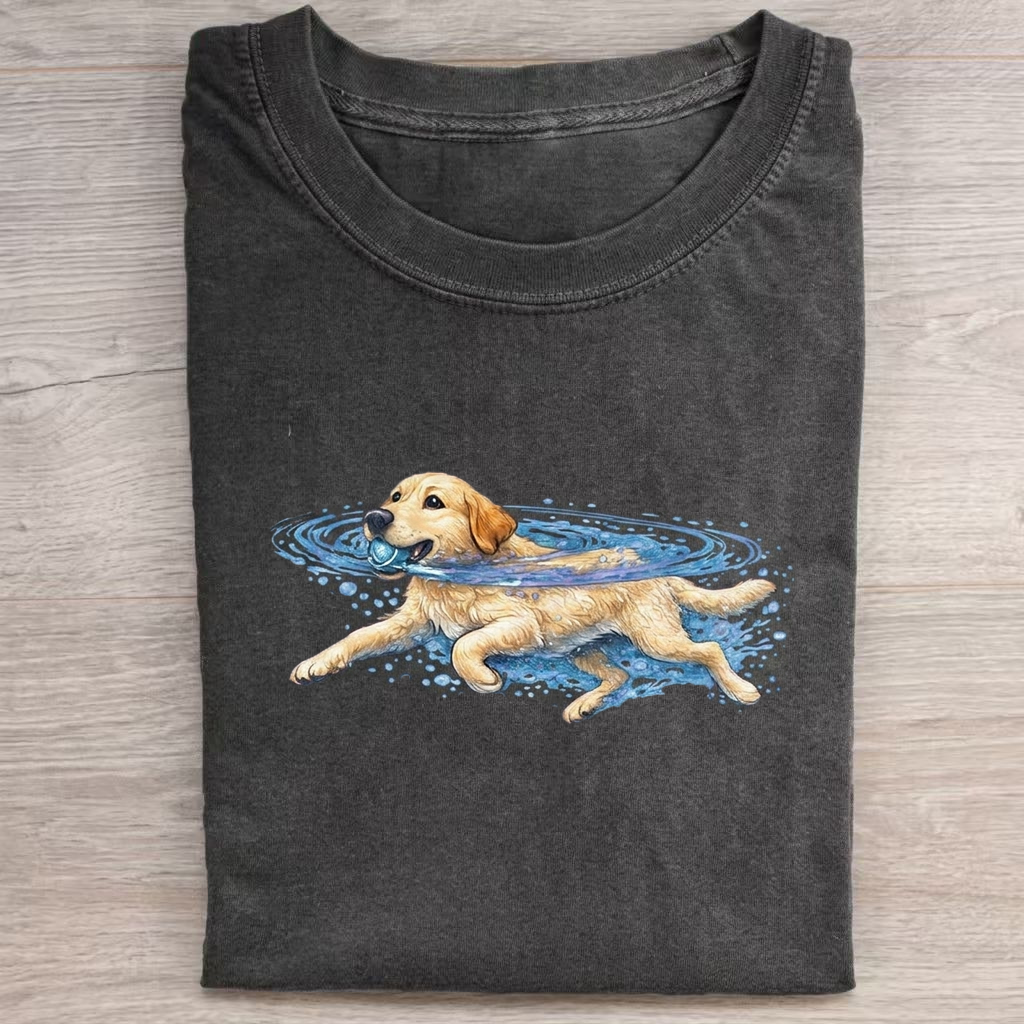 Swimming Labrador T-Shirt