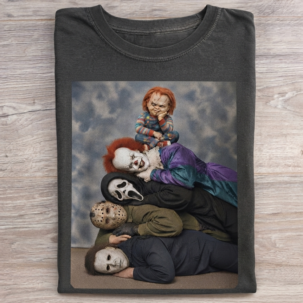 Retro horror movie T-shirt