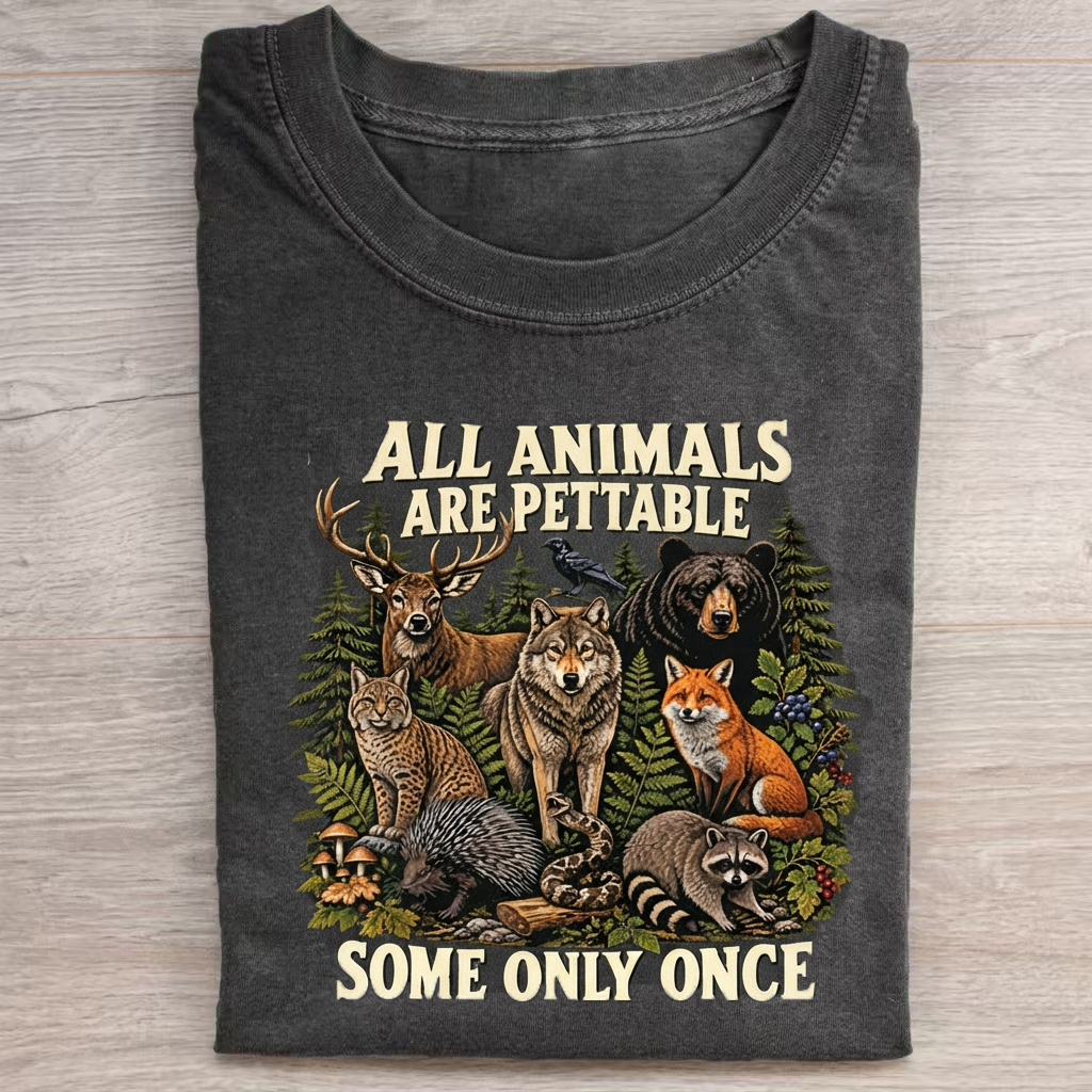 All Animals Are Pettable T-Shirt