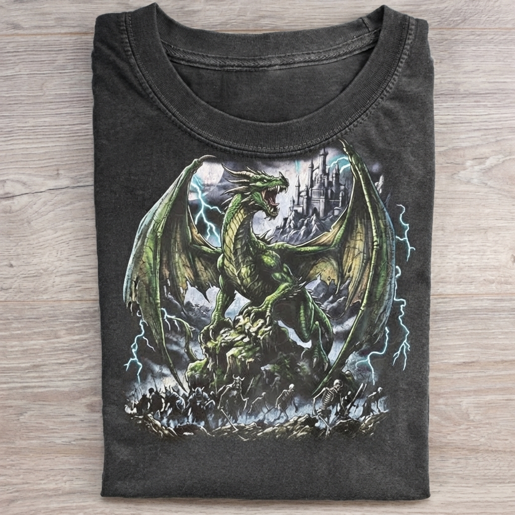 Green Dragon & Undead T-shirt