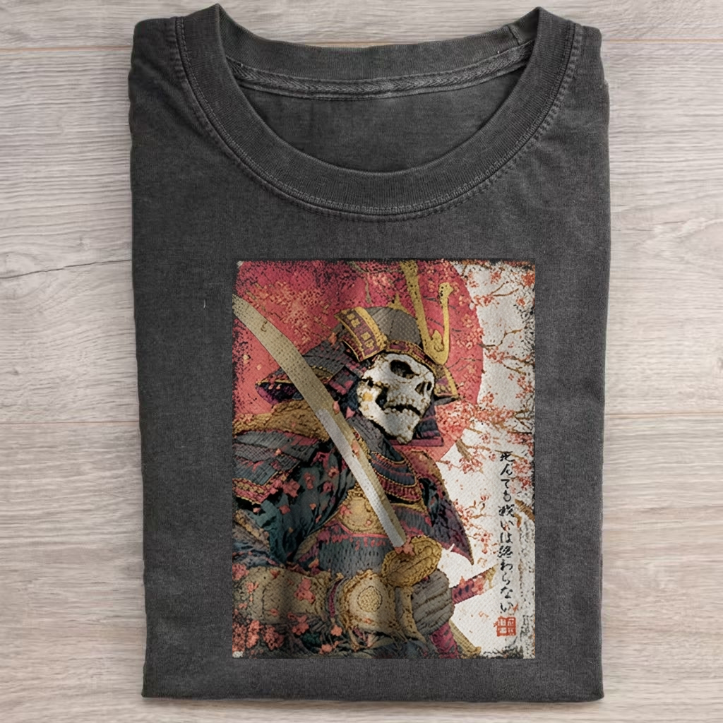 Samurai Under The Sakura T-Shirt