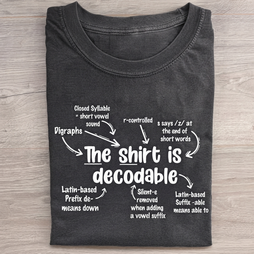 The Shirt Is Decodable T-Shirt