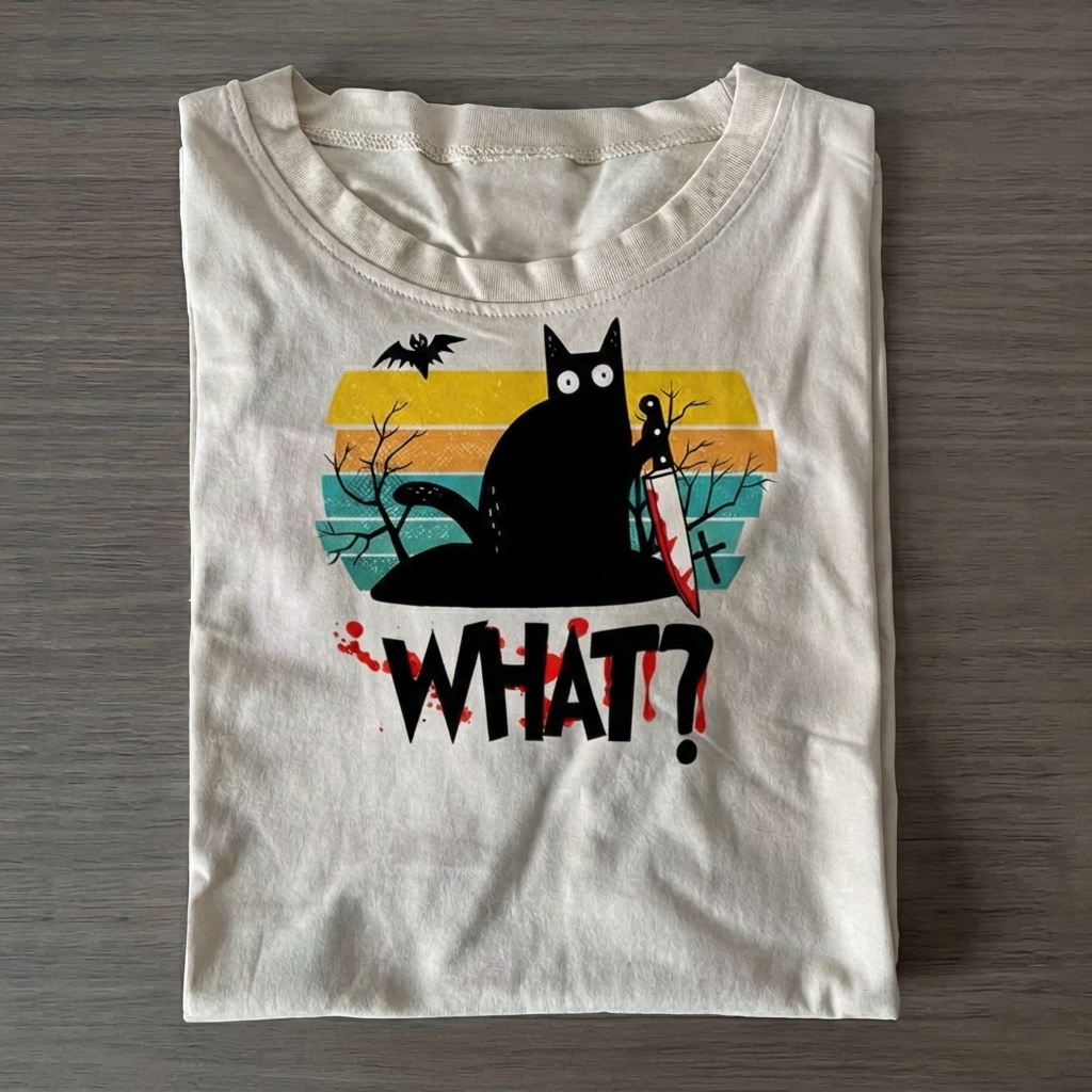 Murderous Black Cat T-Shirt