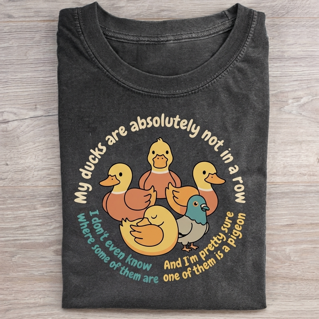My Ducks Are Not In A Row T-Shirt