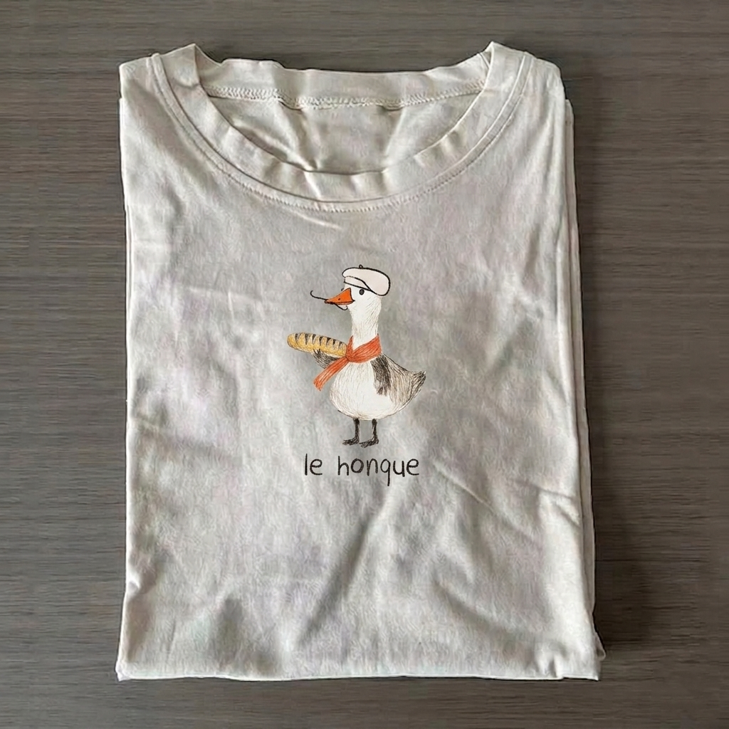 Funny French Goose T-shirt