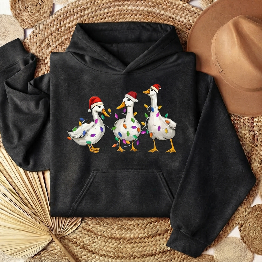 Duck Lights Christmas Hoodie