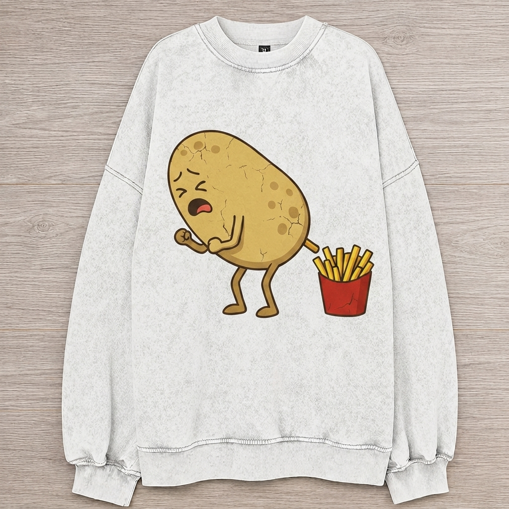 Funny fried potato T-shirt
