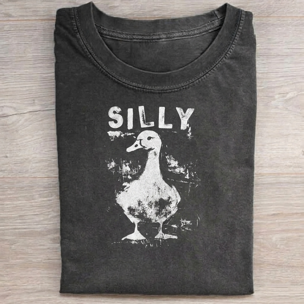 Silly Goose Crop T-shirt