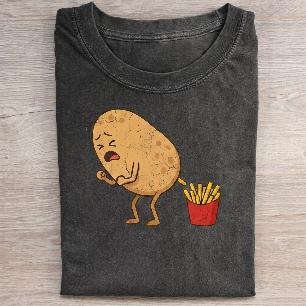Funny fried potato T-shirt