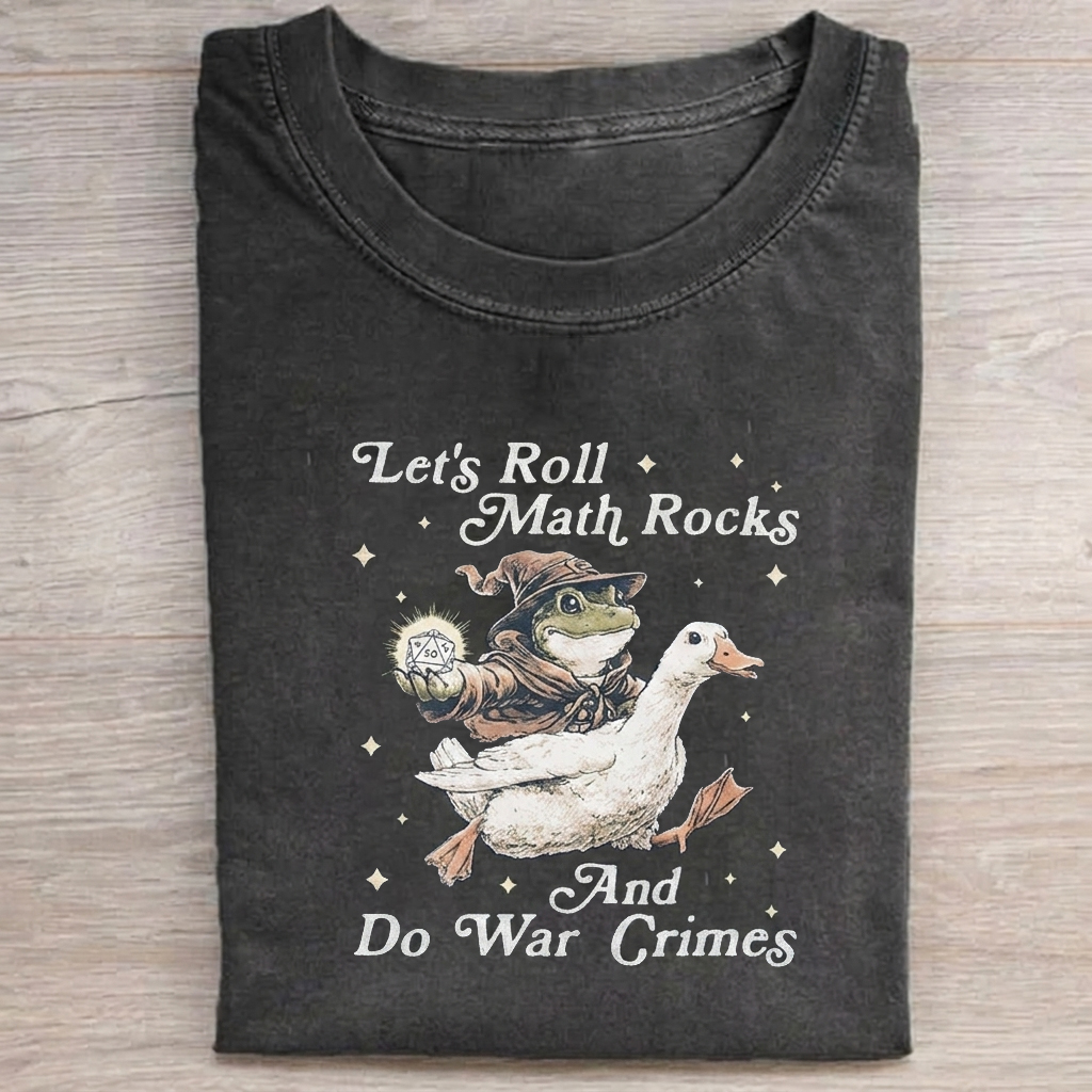 Funny Frog Wizard T-Shirt Vintage Washed DTG Graphic Tee | ZalleStudio