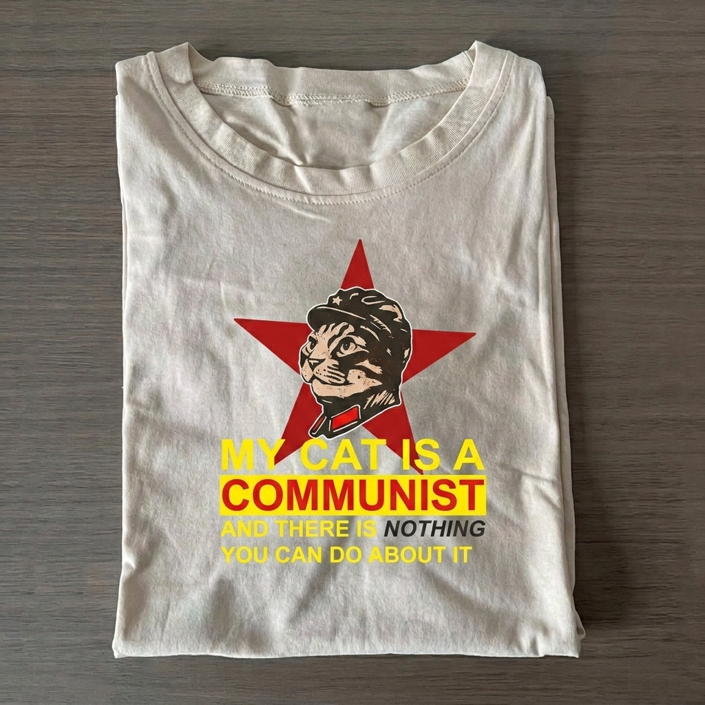 My Cat Is A Communist T-shirt