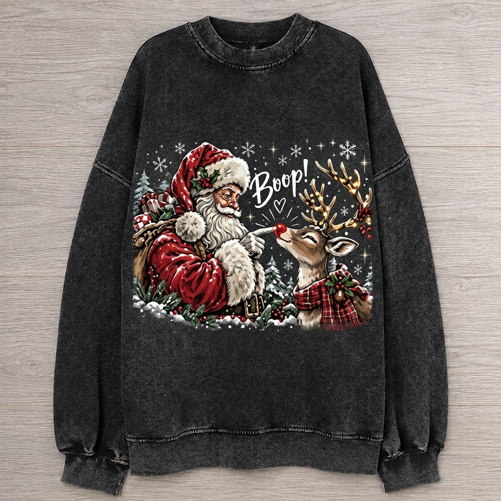 Christmas Cute Boop Sweatshirt