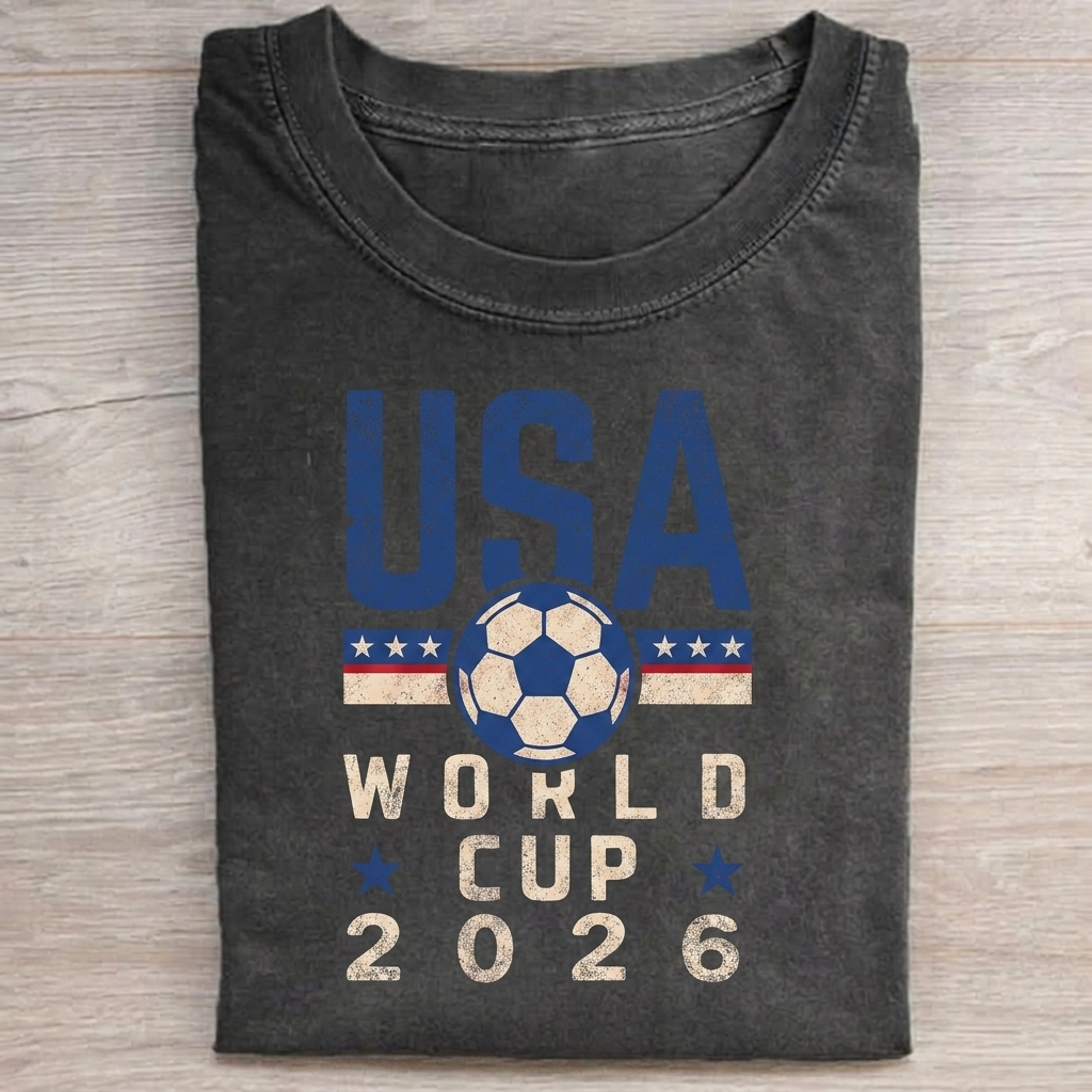 World Cup Football Lover Printed T-shirt