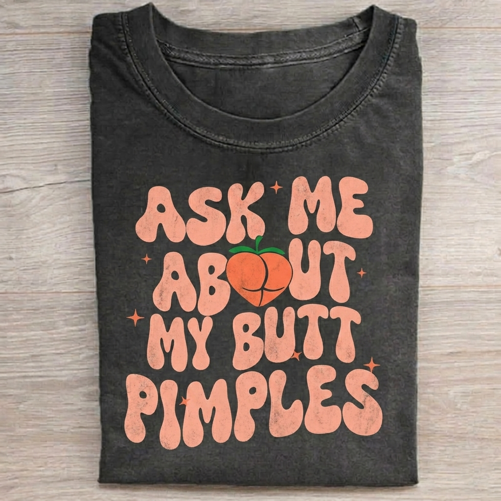 Amusingly Awkward T-Shirt Vintage Washed DTG Graphic Tee | ZalleStudio