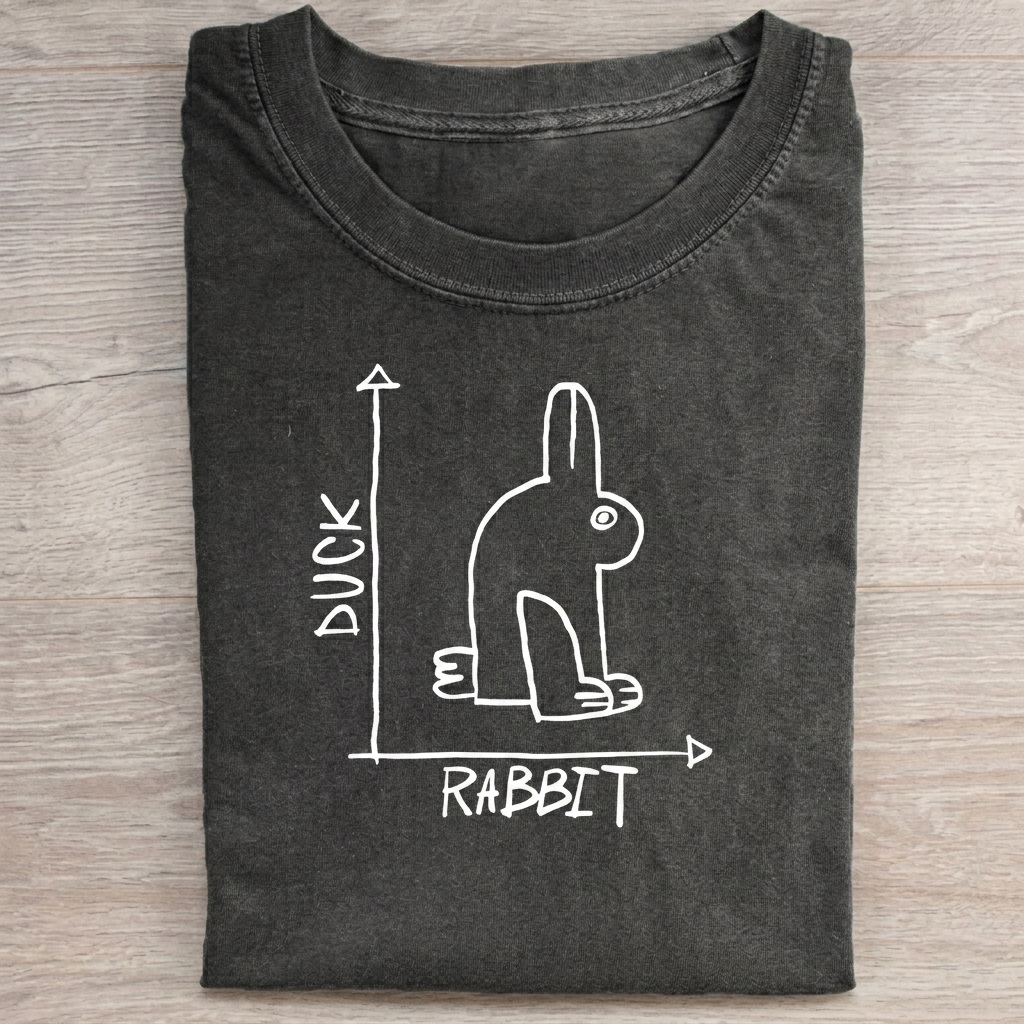 Duck Up Rabbit Down T-shirt