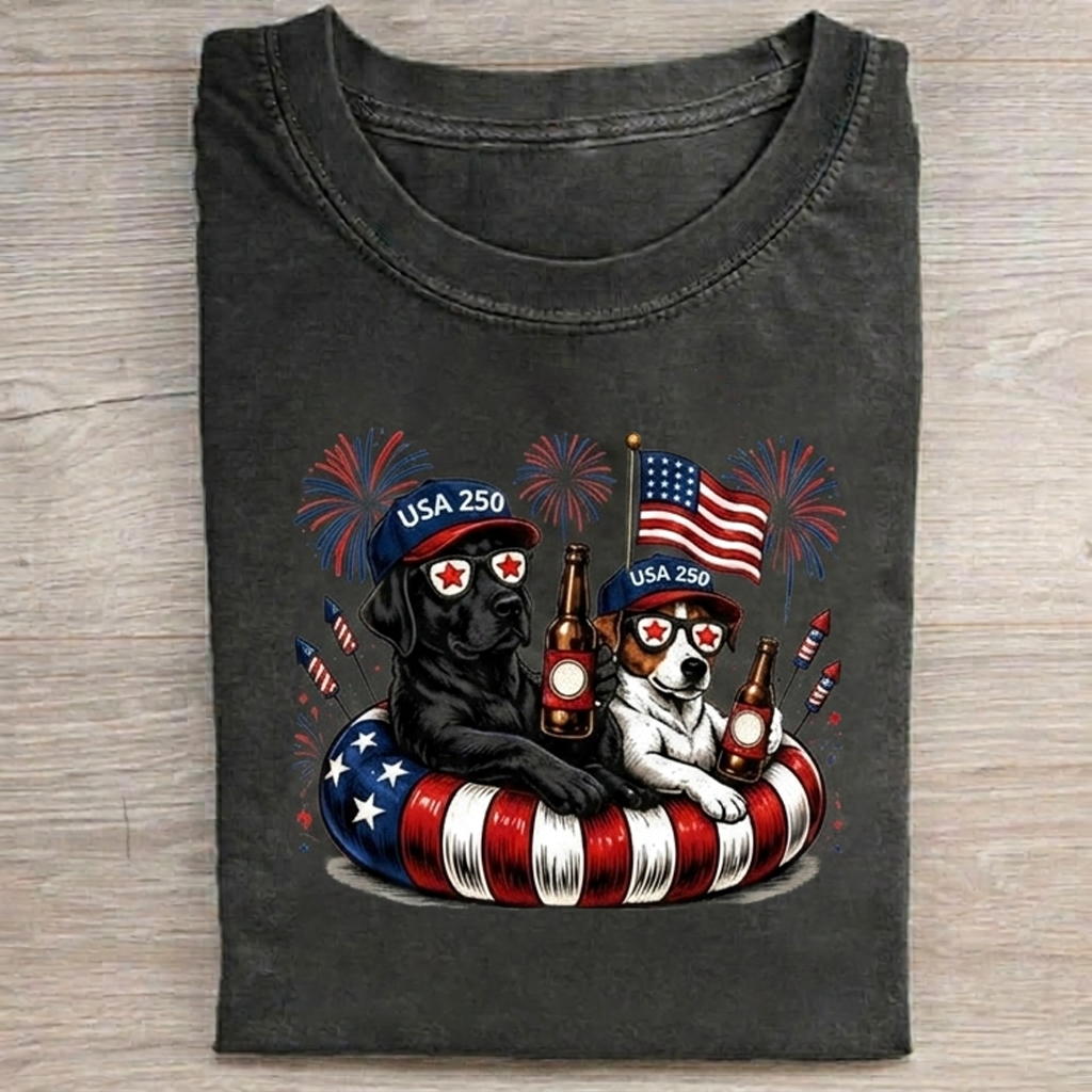 USA 250 Dogs T-Shirt