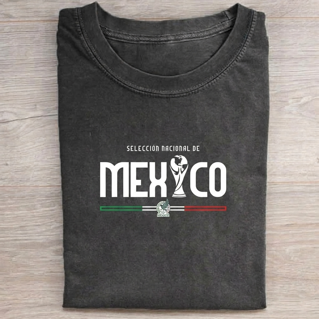 Mexico Football Lover Printed T-shirt