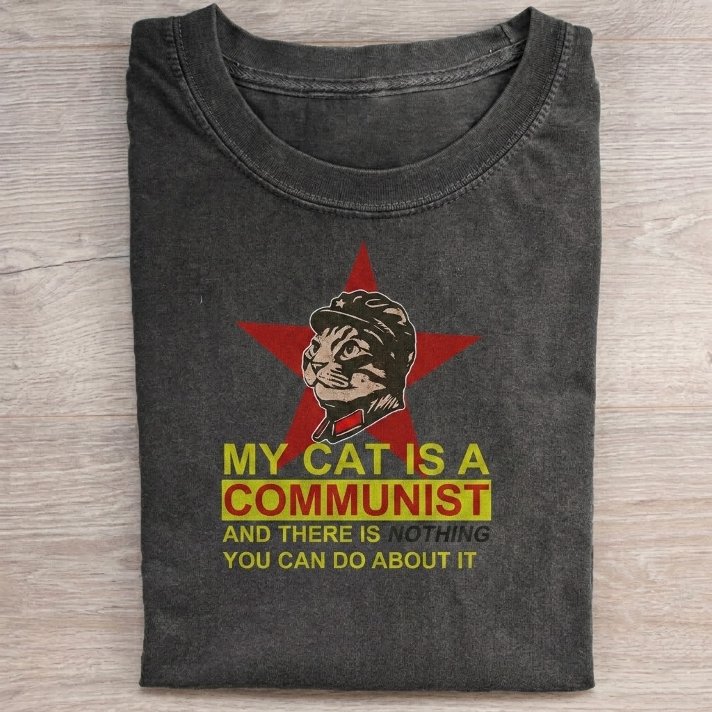My Cat Is A Communist T-shirt