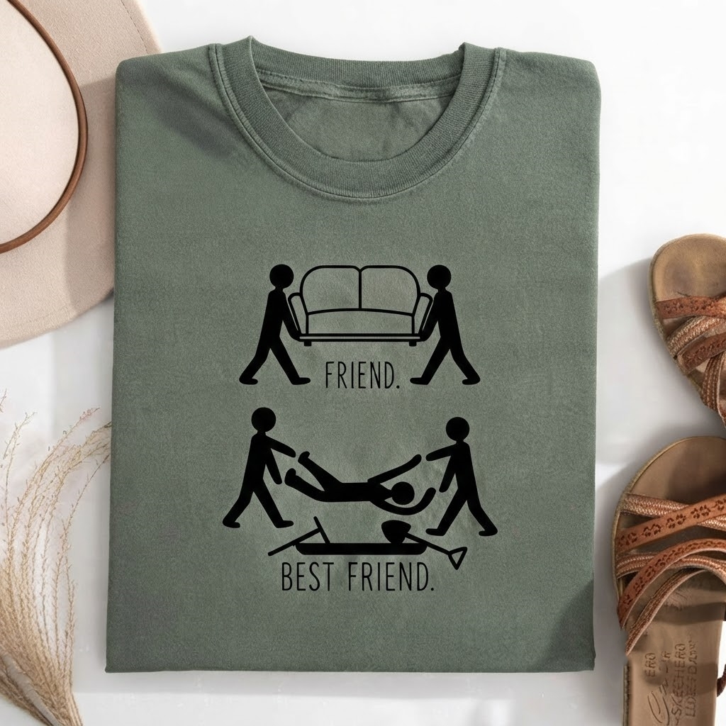 Friend vs Best Friend T-shirt
