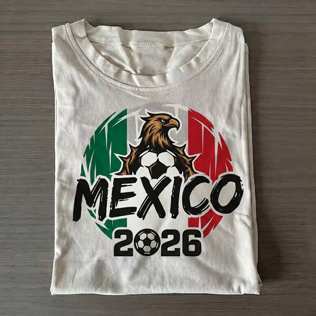 Mexico Football Lover Printed T-shirt