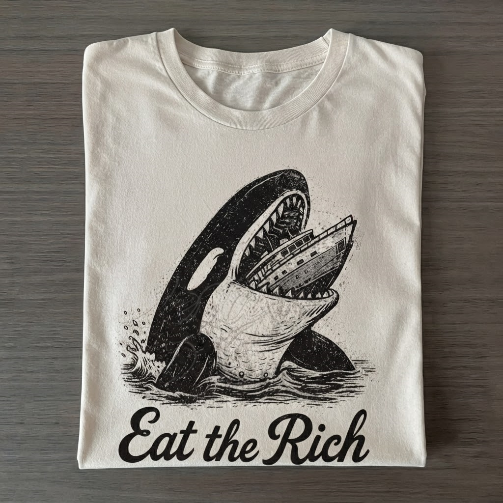 Eat The Rich Killer Whale T-Shirt