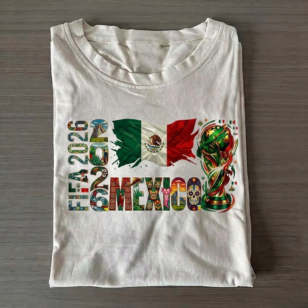 Mexico Football Lover Printed T-shirt