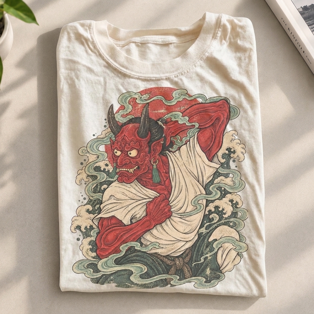 Vintage Japanese Oni T-shirt