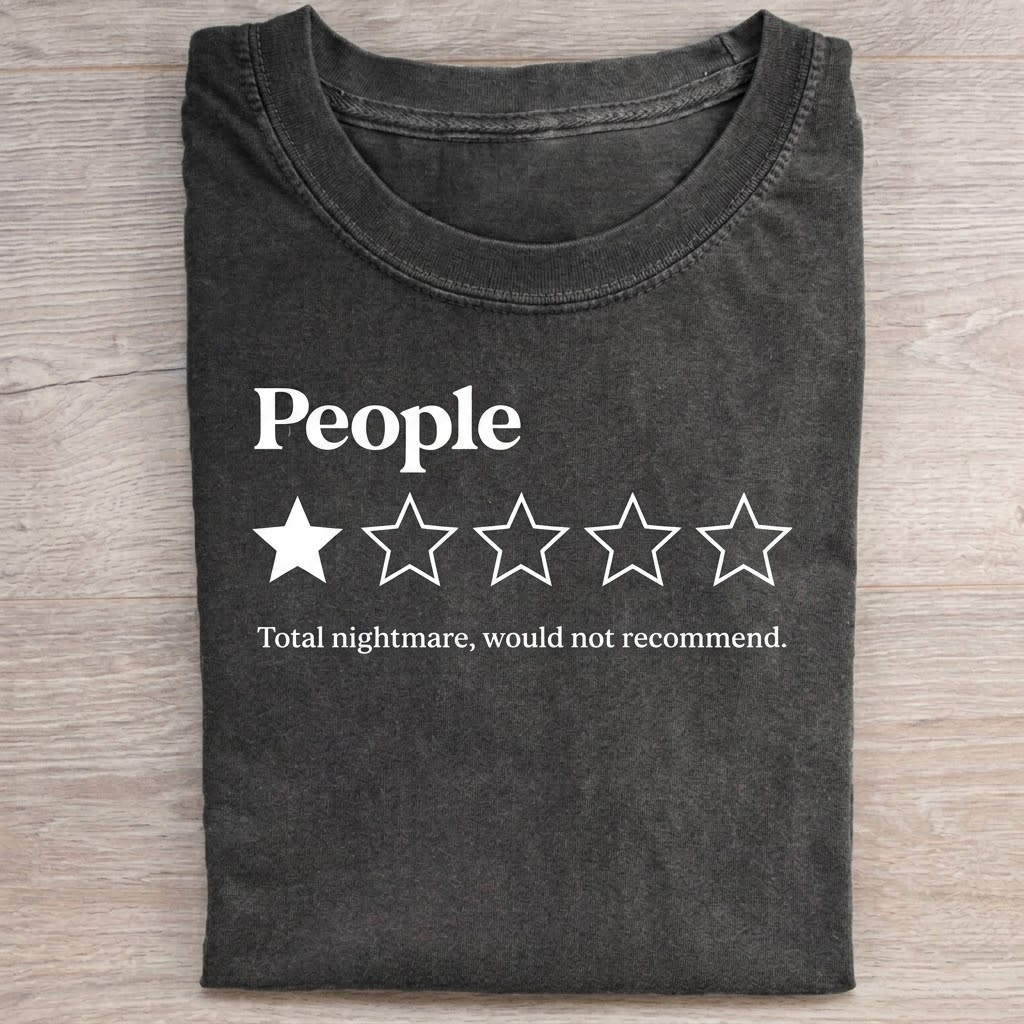 Funny People One Star Review T-Shirt