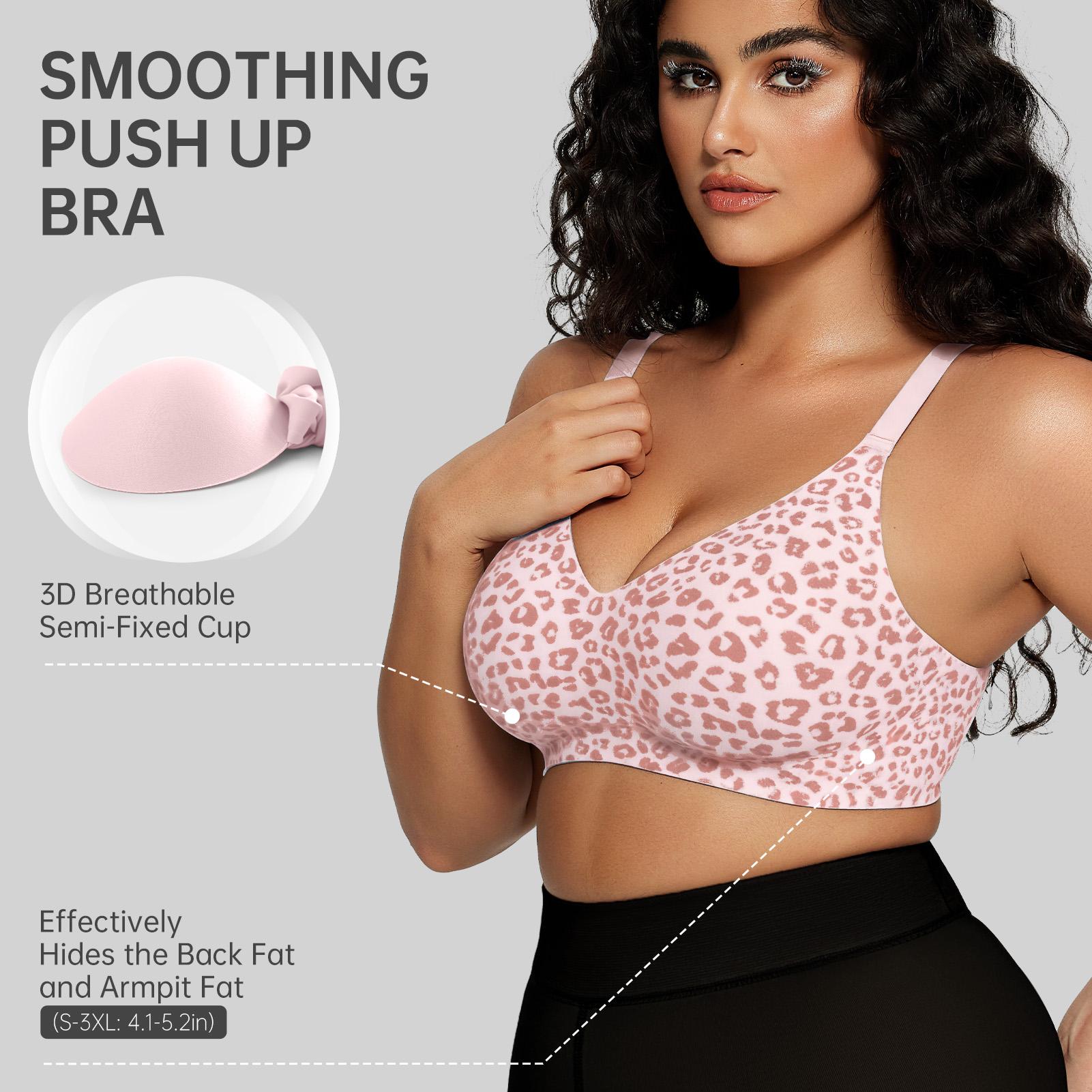 OEAK Women Comfortable Push Up Bras Wireless Seamless Full Coverage Jelly Bra Buttery Soft Everyday Tshirt Bra Convertible Bra OEAK Women Comfortable Push Up Bras Wireless Seamless Full Coverage Jelly Bra Buttery Soft Everyday Tshirt Bra Convertible Bra