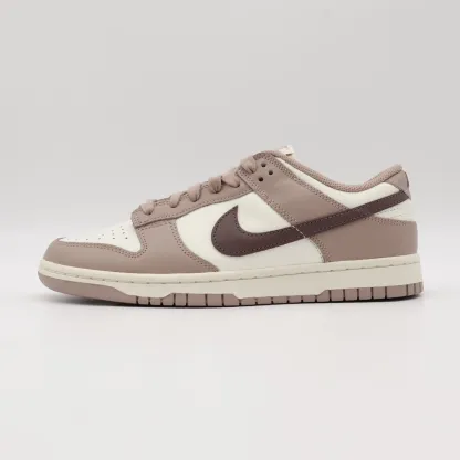 DD1503-125 Nike Dunk Low Diffused Taupe Sail Plum Eclipse (Women's)