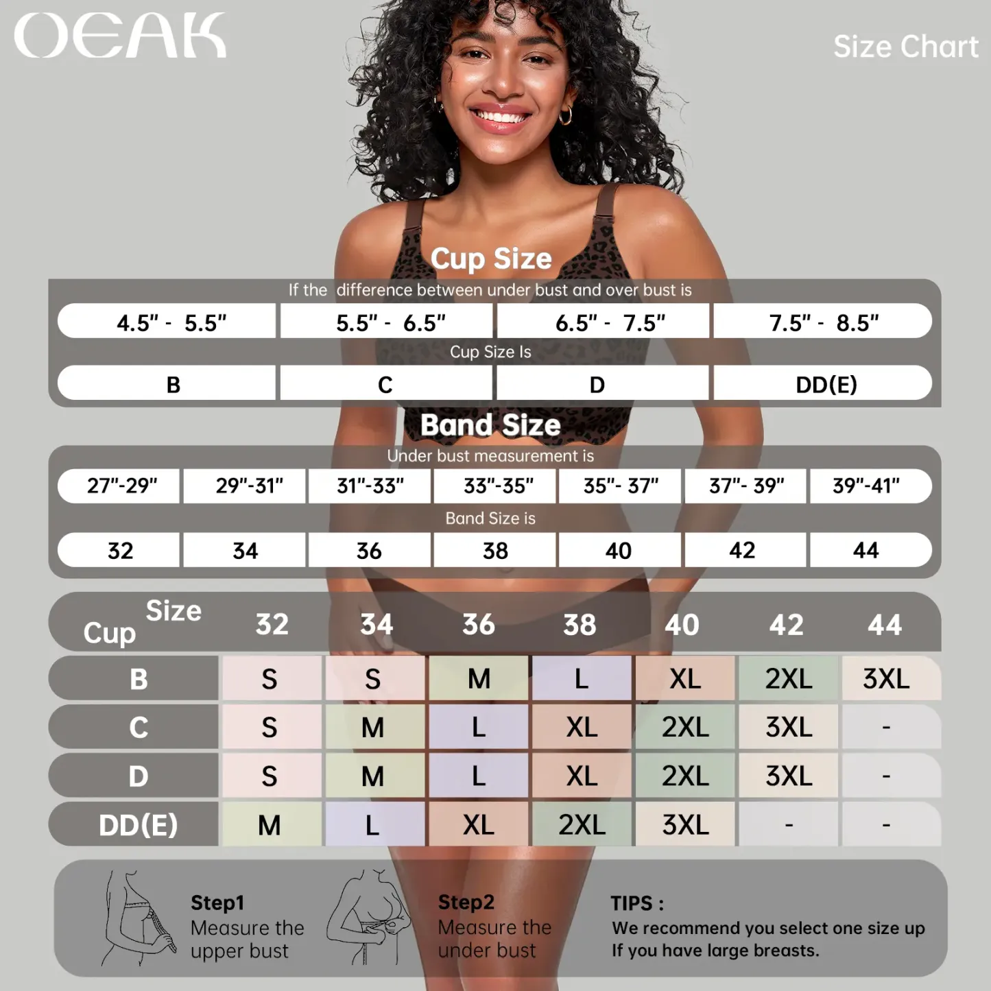 OEAK Women Jelly Bras No Underwire Scalloped V Neck Push Up Bra Buttery Soft Tshirt Bra Seamless Full Coverage Everyday Bras