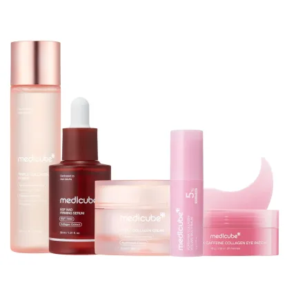 [medicube] Gatekeeping My Real Age Set | 5-step Longevity, Anti- Aging Routine l PDRN & Volufiline & Collagen & NAD+ EGF Complex l Cares for Look of Fine Lines, Firming Care, Radiant & Youthful Looking, Plumping | Korean Skincare, K-Beauty