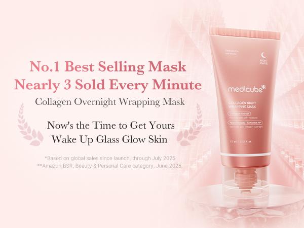 [medicube] Affordable Glass Glow Skincare Set | Includes 8 products for Gentle Skin Glow Routine